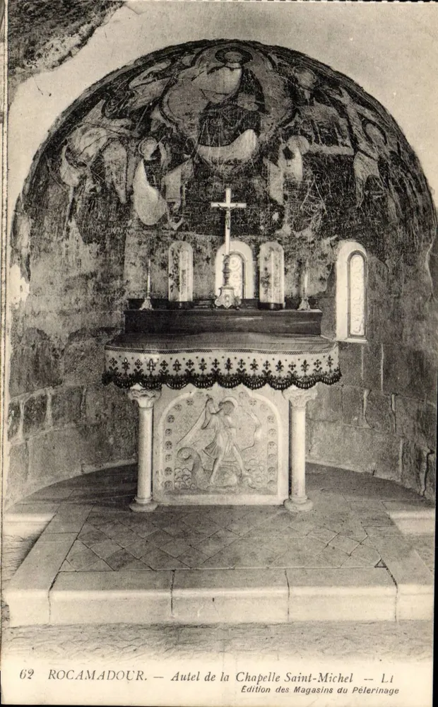 Rocamadour — Altar der Kapelle Saint-Michel — Edition des Magasins du Pèlerinage, n° 62 - Vorderseite