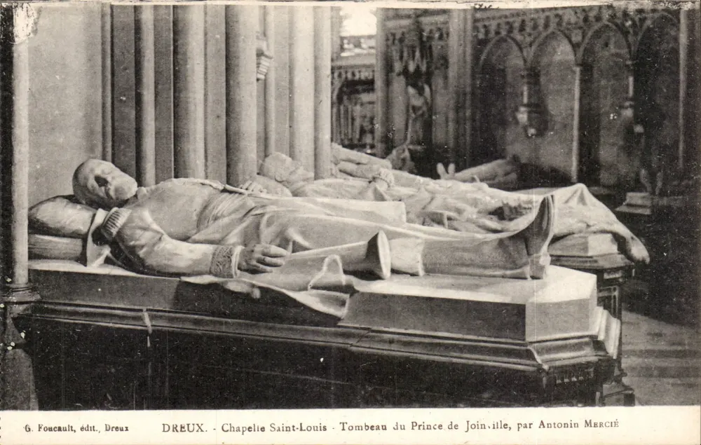 Grab des Prinzen von Joinville — Kapelle Saint-Louis — Verlag G. Foucault, Dreux, Seriennummer nicht sichtbar - Vorderseite