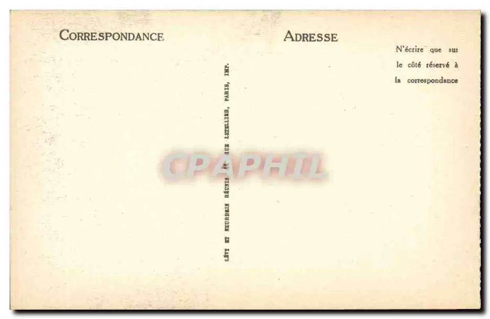 Beauvais — Catedral — Vista da Rue Feutrier — LL - Verso