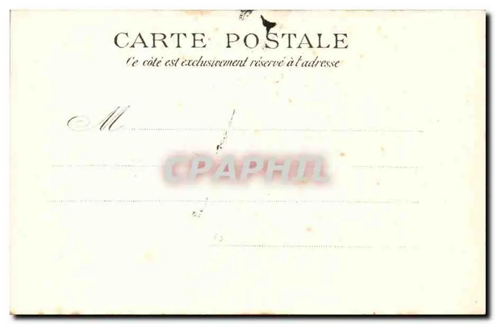 Reiternder Gendarm — Serie L'H. Nr. 10 — Verlag Paris - Rückseite