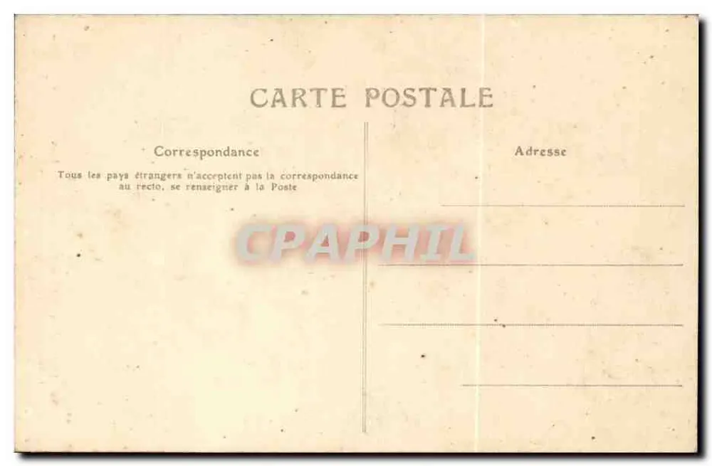 Souci maternel — scène de campagne avec carrosse et canards — Éditeur EP, n°20 - Verso