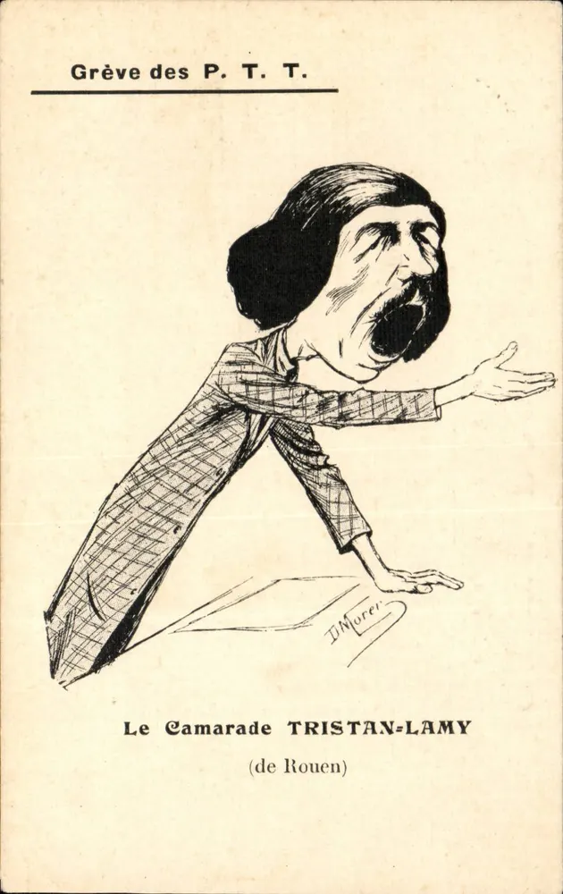 Der Kamerad Tristan-Lamy — Streikkarikatur — Verlag Imorcer - Vorderseite
