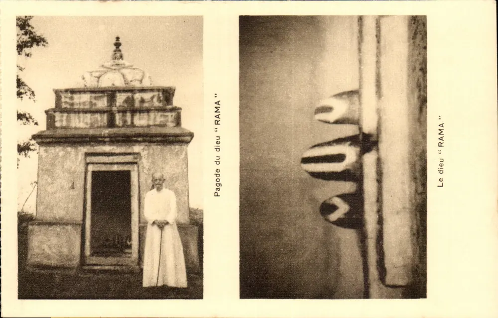Pagode des Gottes "RAMA" — Hindu-Tempel — A. Dubosq, Verlag, Calvados (Calvados) - Vorderseite