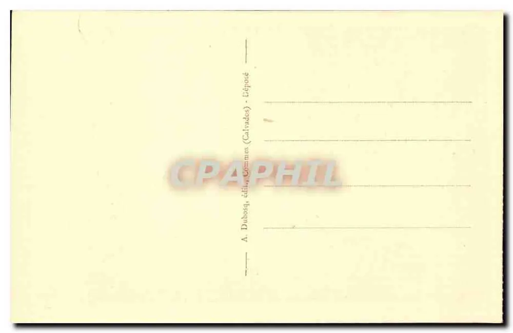 Junge Brahmin — Studioporträt — A. Dubosq, Verlag, Calvados (Calvados) - Édypot - Rückseite