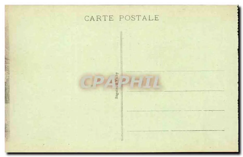 Moulins - A Malcoiffée — Antigo castelo dos Duques de Bourbon, editor Ideal, n° 1714 - Verso