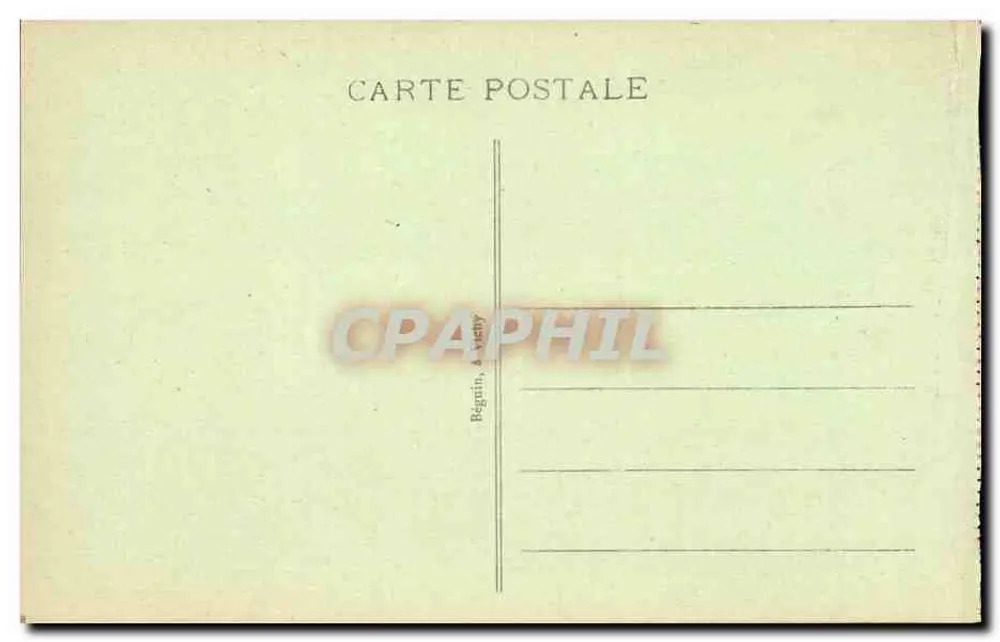 Moulins - Vista geral — editor Béguin & Viéthy, n° 1701 - Verso