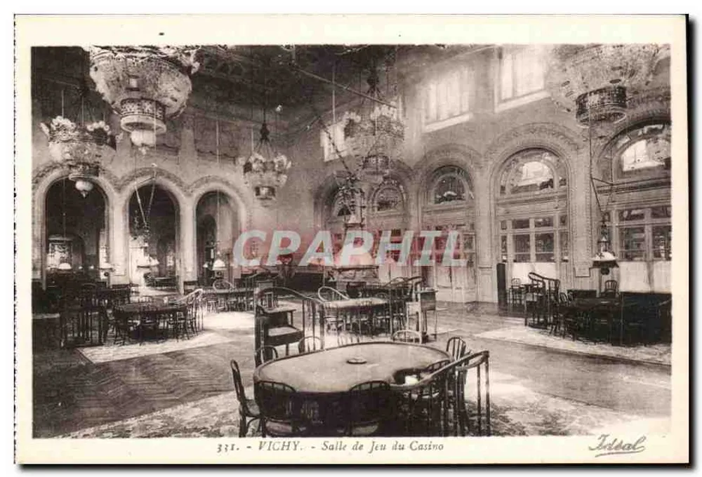 Vichy — Salle de Jeu du Casino — Idsal, n° 331 - Recto