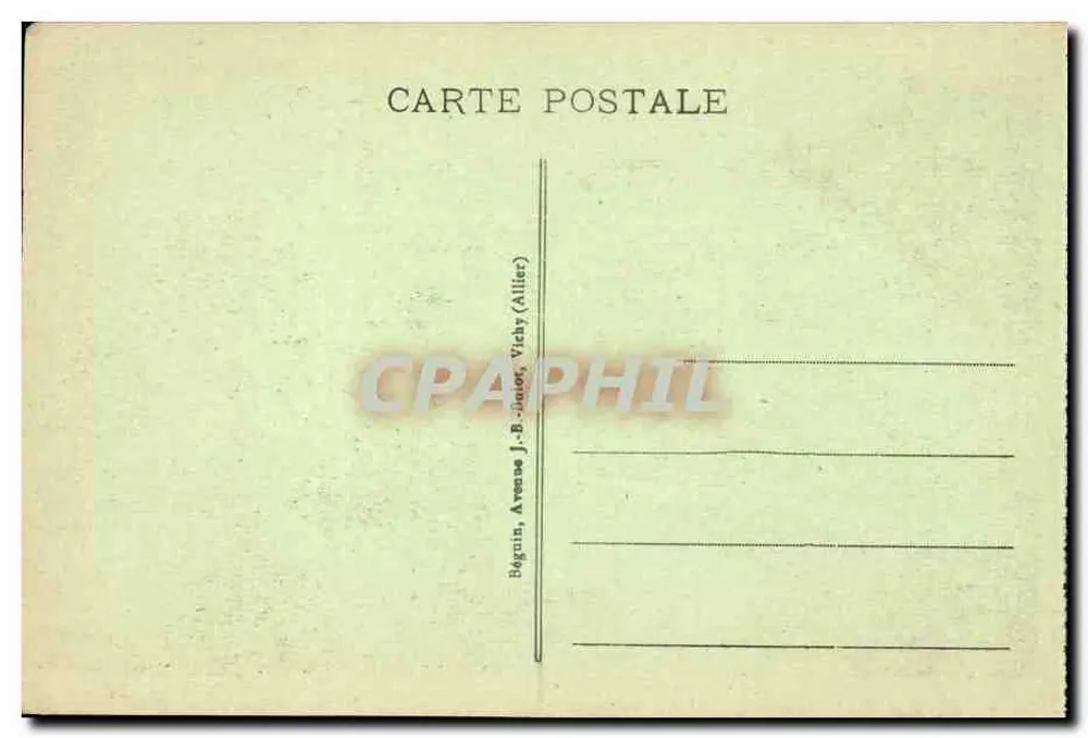 Vichy — In den Großen Parks — Der Serres-See — Ideal, n° 546 - Rückseite