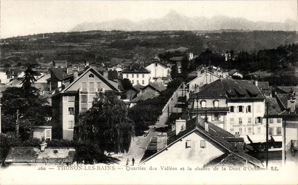 Thonon-les-Bains — Viertel der Vallées und die Kette der Dent d'Oche — L.L. n°260 - Vorderseite