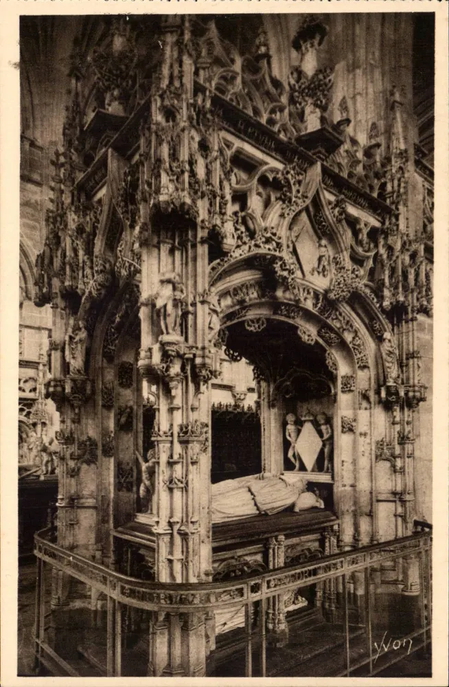 Bourg (Ain) — Kirche von Brou, Mausoleum von Marguerite d'Autriche — Édition d'Art Yvon - Vorderseite