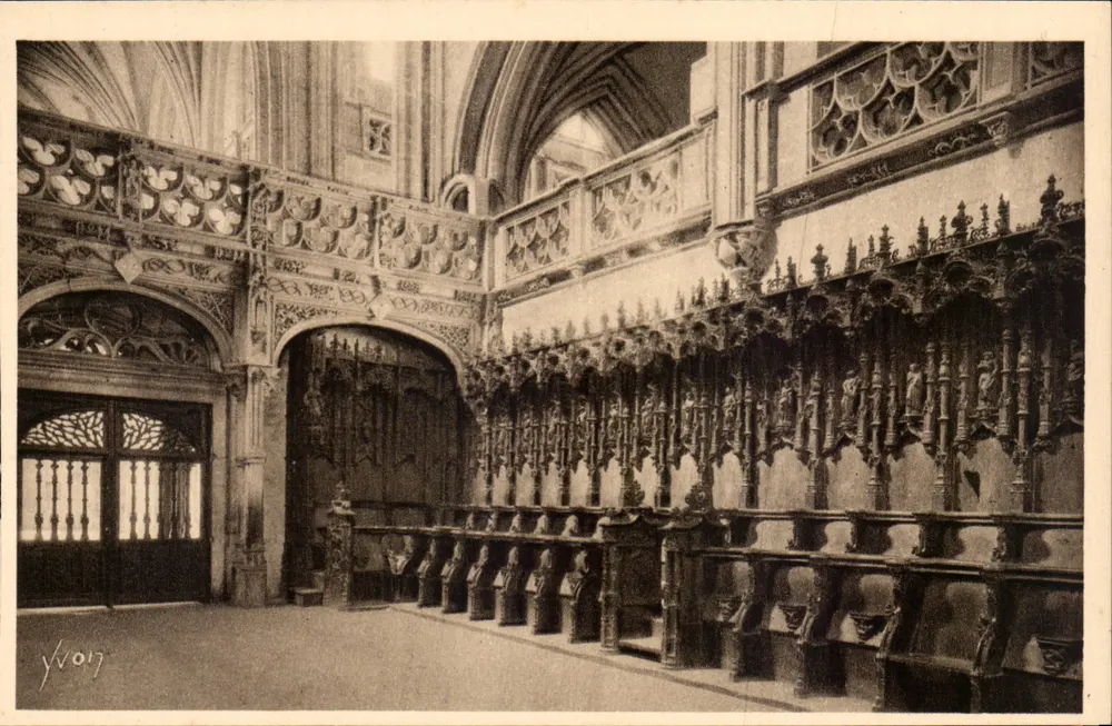 Bourg (Ain) — Kirche von Brou — Die Chorstühle — Éditions d'Art YVON - Vorderseite