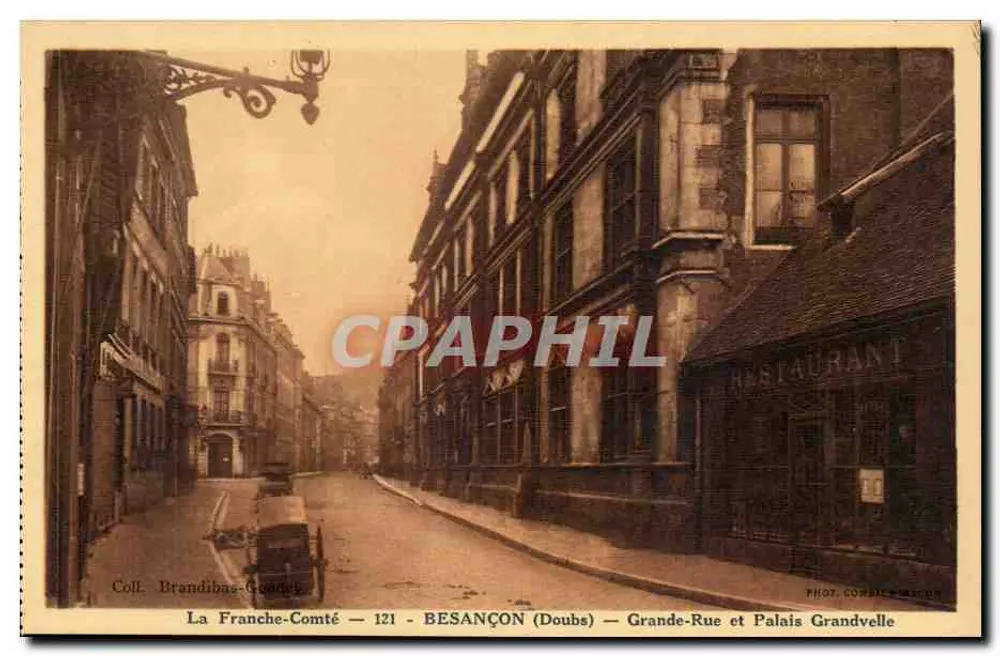 Besançon (Doubs) — Grande-Rue und Palais Grandvelle — Foto von Comble-Macun - Vorderseite