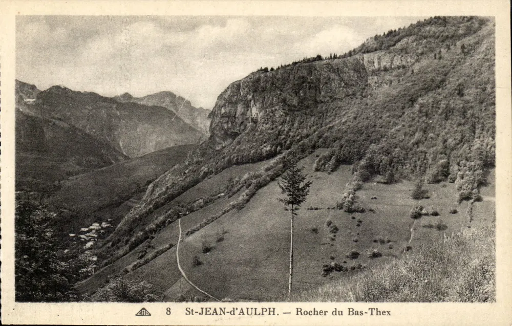 St-Jean-d'Aulph — Rocher do Bas-Thex — Cie das Artes Fotomecânicas, Strasbourg - Frente