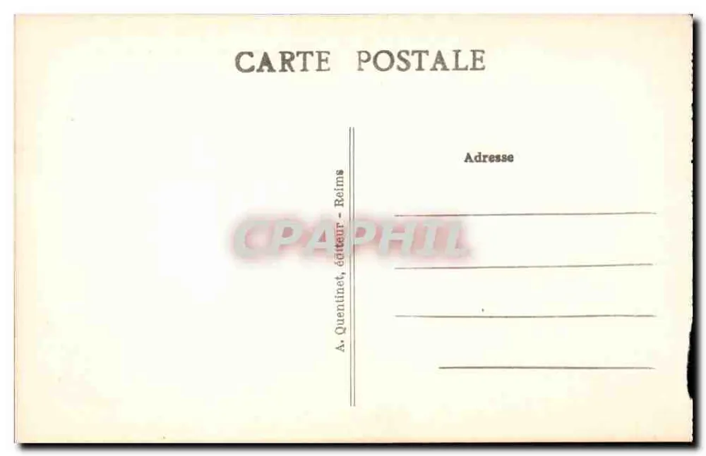 Reims — A Fontaine Subé — A. Quentinet, editora - Verso