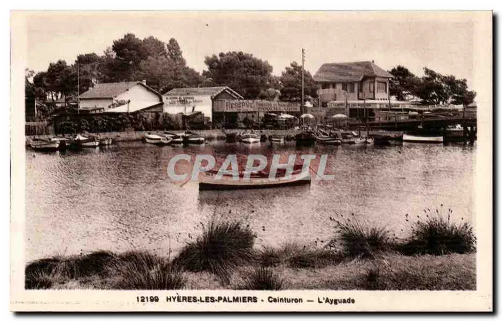 Hyères-les-Palmiers - Cointuron - L'Ayguade — Editor ADIA Imp. Nice, n° de série 12199 - Frente