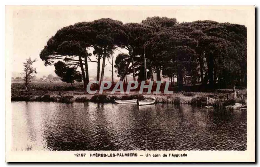 Hyères-les-Palmiers — Ein Stück des Ayguade — Éditions Bellies, Nice - Vorderseite