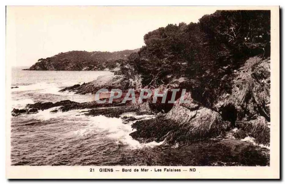 Giens — Bord de Mar — As Falésias — ND - Frente
