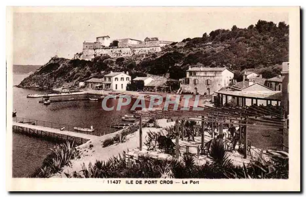 Eiland Port Cros — Het Havn — Edities Melles, Nizza - Voorkant