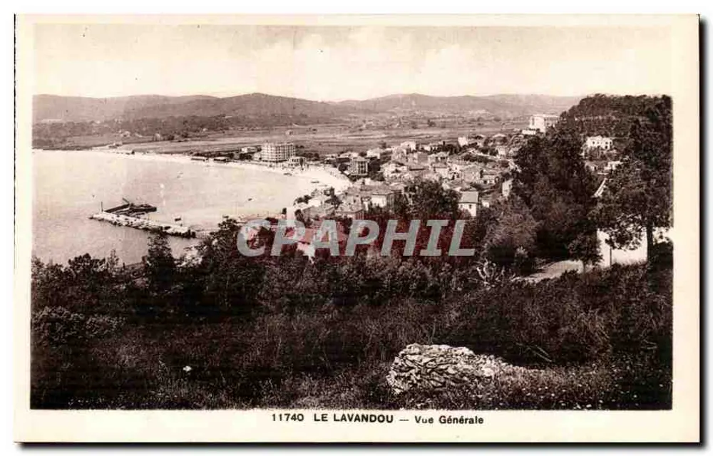Le Lavandou — Vista Geral — Edições Belles Lettres, Nice - Frente