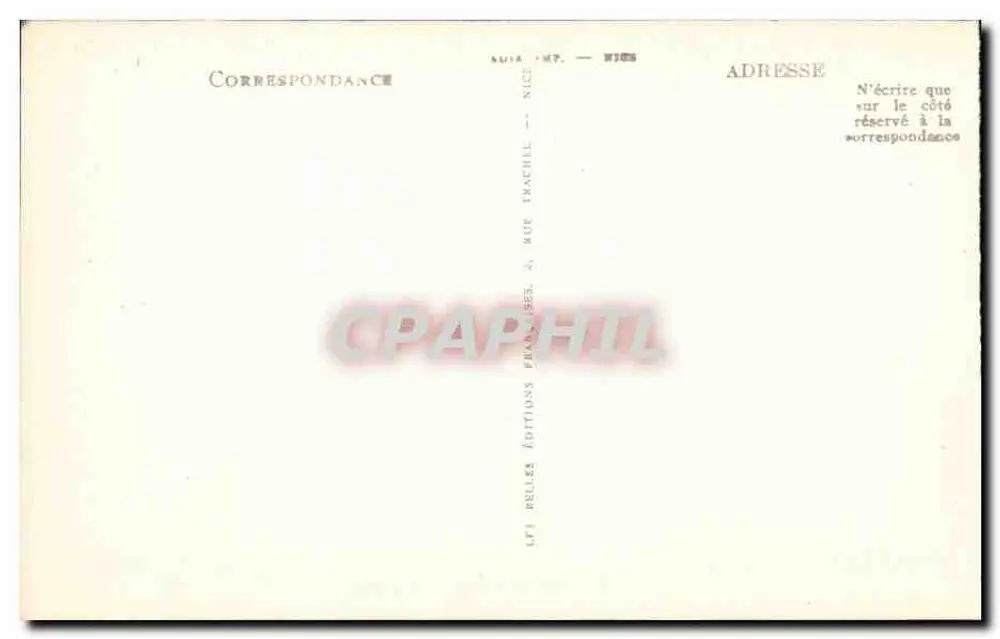 Le Lavandou — Vista Geral — Edições Belles Lettres, Nice - Verso
