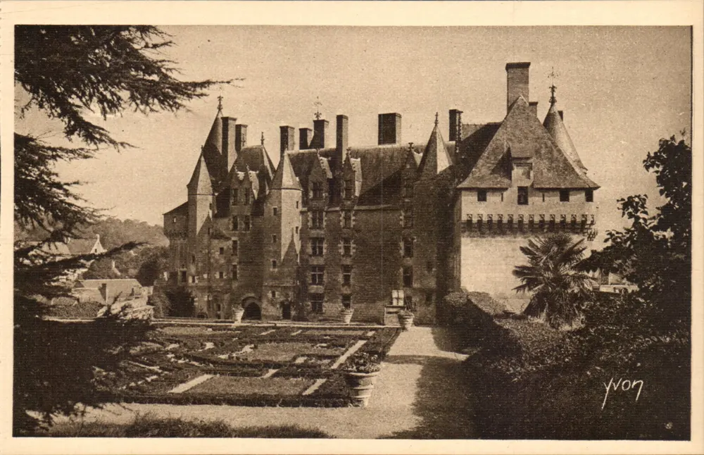 Castelo de Langeais — Castelos da Loire — Edição de Arte YVON, Paris - Frente