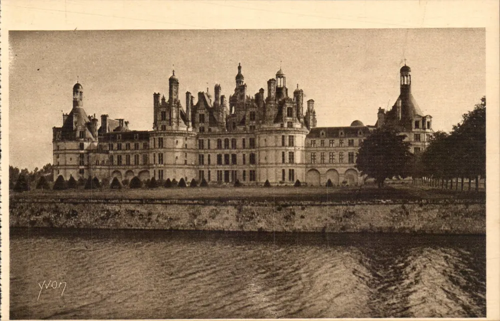 Castelo de Chambord — Fachada Norte — Edição de Arte YVON - Frente