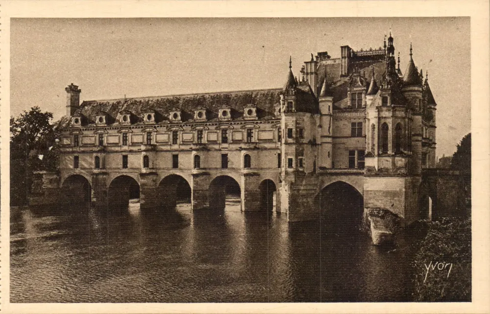 Castelo de Chenonceau — Fachada Nordeste — Edição de Arte YVON - Frente