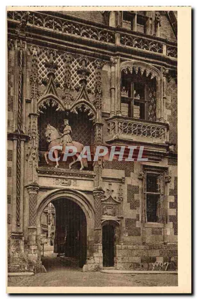 Schloss Blois - Flügel Louis XII - Der Portal — Édition d'Art YVON, Paris - Vorderseite