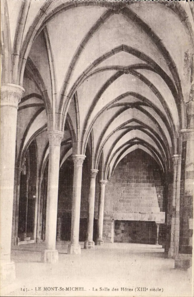 Mont Saint-Michel — Die Gasthalle (13. Jahrhundert) — Laurent-Nel, n°145 - Vorderseite