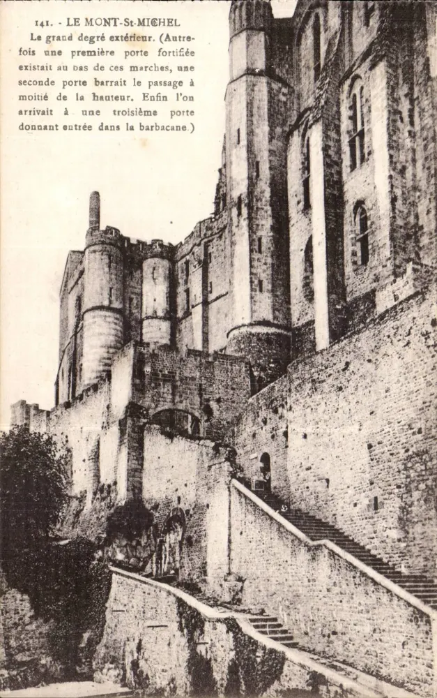 Mont-Saint-Michel — Der große äußere Grad — Laurent-Nel, Reuves - Vorderseite
