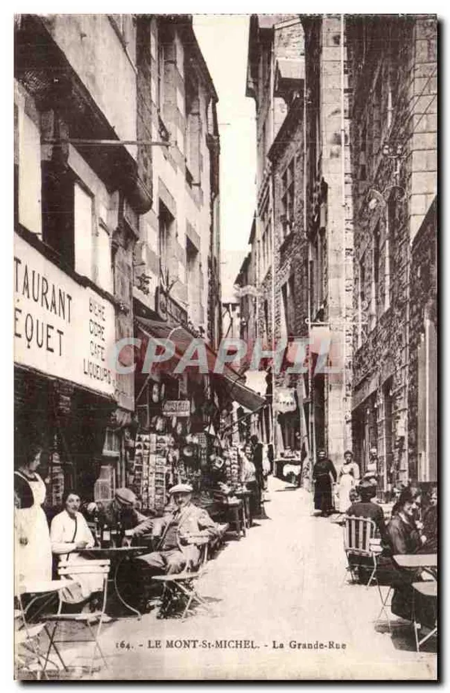 Mont-Saint-Michel — La Grande-Rue — Restaurant Équet - Vorderseite