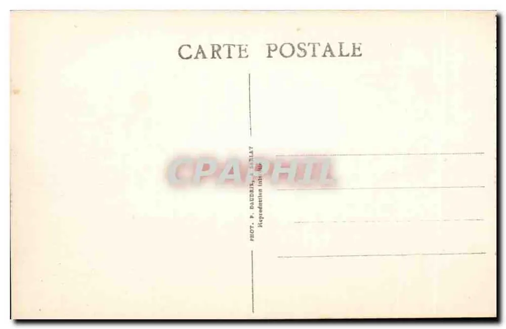 Castelo Feudal de Beynac e Vila (em Sarladsis) — P.D.S. A Dordogne Pitoresca — Fot. P. Daudrix & S. Nlat - Verso