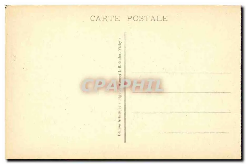 Der Viaduc des FADES - Die pittoreske Auvergne — Gesamtansicht — Édition Artistic J.-B.-Bulot, Vichy - Rückseite