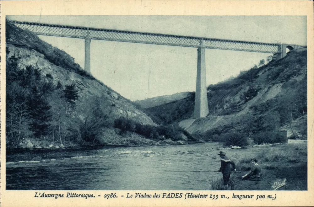 Der Viaduc des FADES — L'Auvergne Pitiorelque — 2786 — Verlag B. Bulot, Vichy - Vorderseite