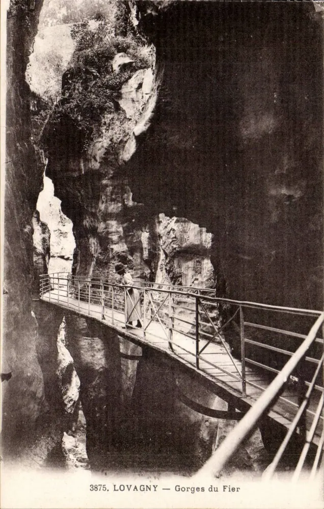 Lovagny — Gorges du Fier — Verlag ABEM, Nr. 3875 - Vorderseite