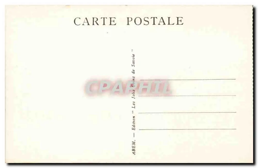 Lovagny — Gorges du Fier — Verlag ABEM, Nr. 3875 - Rückseite