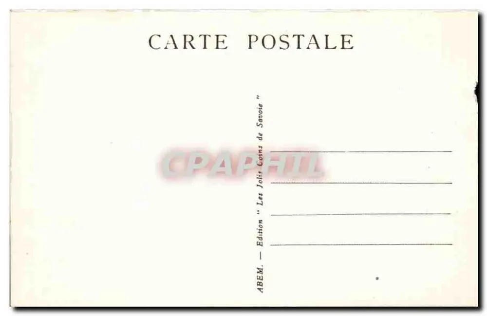 Lovagny — Schluchten des Fier - Meer aus Felsen — Edition "Les Jolis Coins de Savoie" - Rückseite