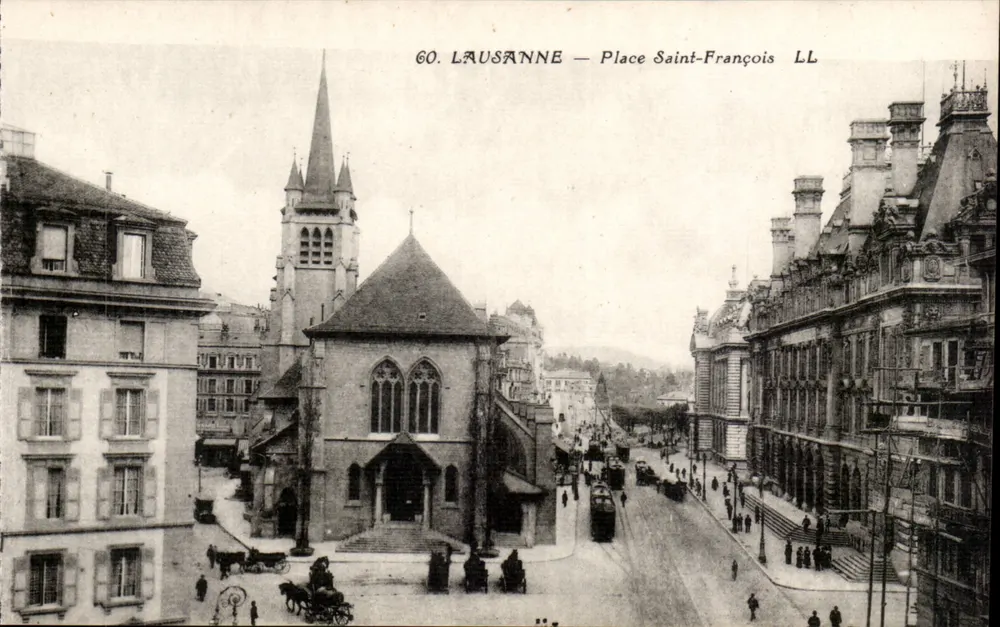 Lausanne — Place Saint-François — LL - Vorderseite