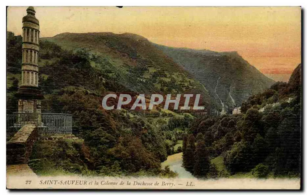 Saint-Sauveur und die Säule der Herzogin von Berry — LL. — Nr. 22 - Vorderseite