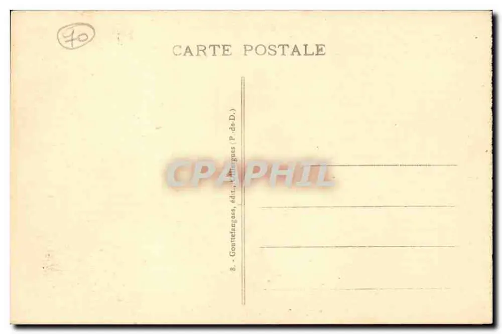 Le Puy du Sancy — Le Mont-Dore — 1886 m. d'altitude — Contefarges (P. de D.) - Verso