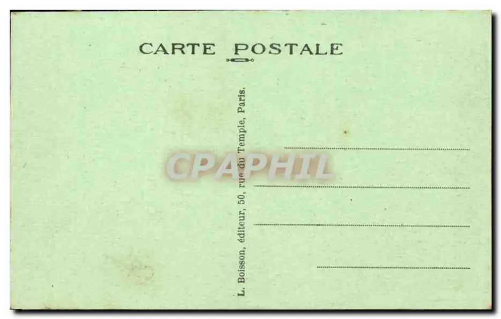 Paris — Ansicht der Rue de Rivoli und des Jardins des Tuileries — J.H. — 192 - Rückseite
