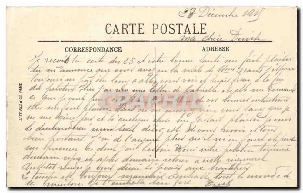 Pierrefonds — O Castelo, lado oeste e o Élang — Cresot, Editor em Rethondes - Verso
