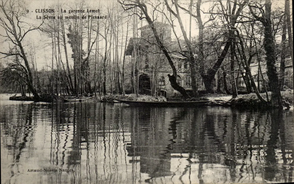 Clisson - La Garenne Lemot - Die Sèvre am Mühle von Plessard - Vorderseite