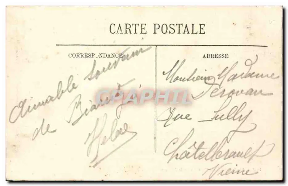 Biarritz — Ein Stück vom Strand — Hotels Régina und du Palais — LL. — Nr. 269 - Rückseite