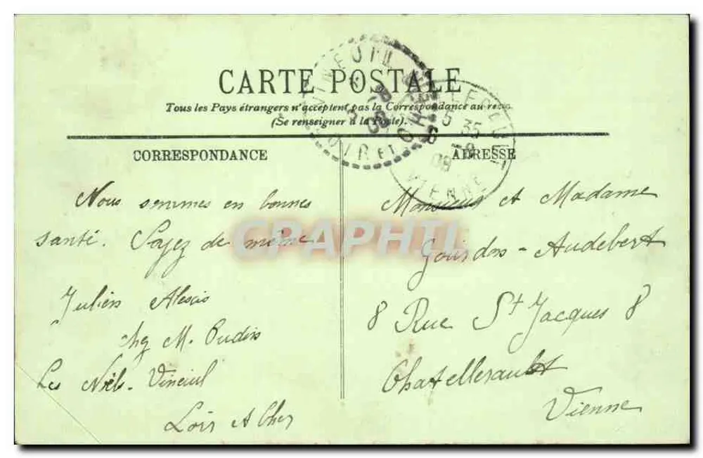 Blois — A Escola Victor-Hugo — LL. — n°302 - Verso