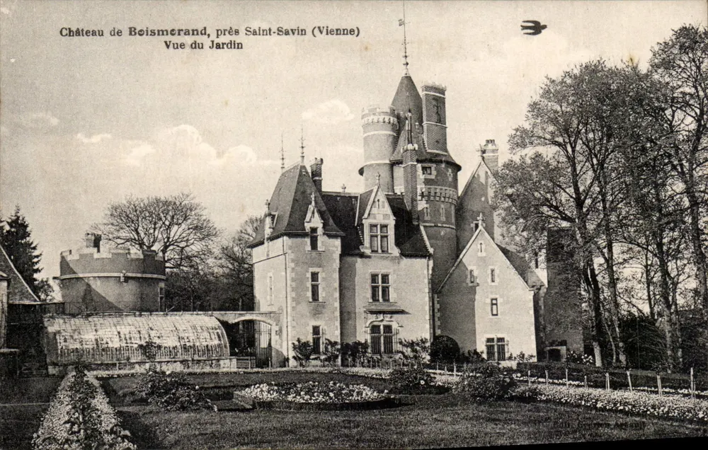 Schloss Beismerland, nahe Saint-Savin (Isère) — Ansicht des Gartens — unbekannter Verleger - Vorderseite