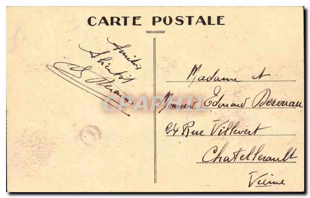Busigny — Teilansicht der Arbeiterstadt — L. Couture Hautmont - Rückseite