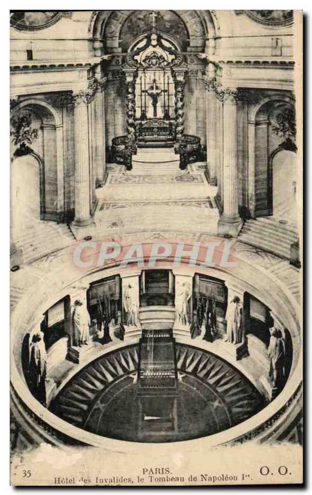 Hôtel des Invalides, das Grab von Napoleon I — Paris — O.O. n°35 - Vorderseite