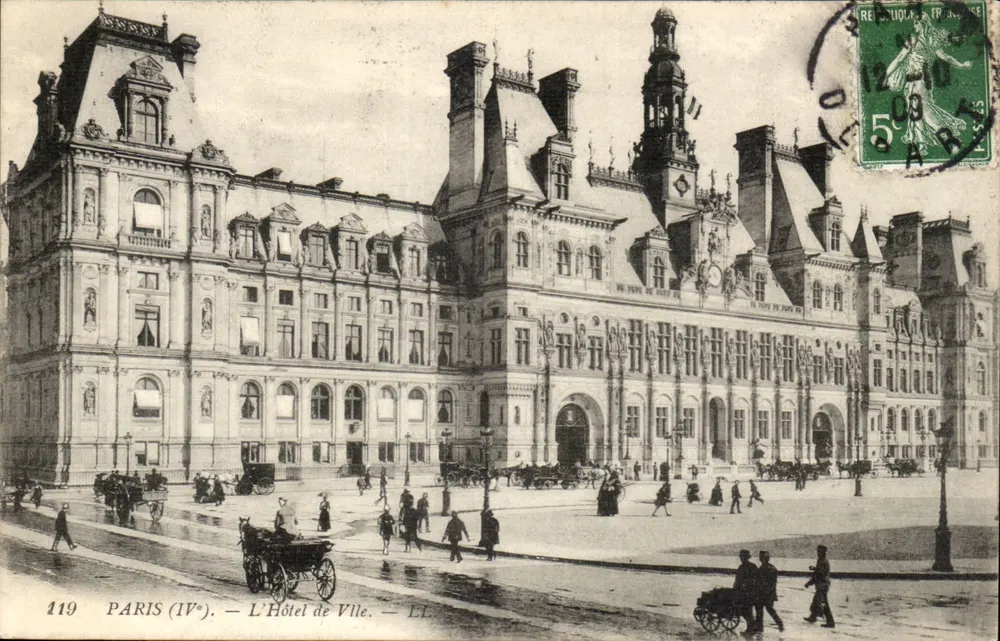 Paris (IVe) — O Hotel de Ville — LL, n° 119 - Frente