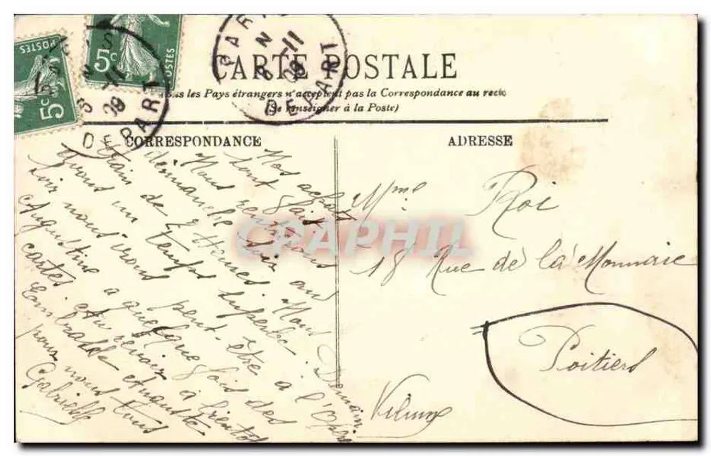PARIS — A Escada do Ópera — LL. — n°78 - Verso